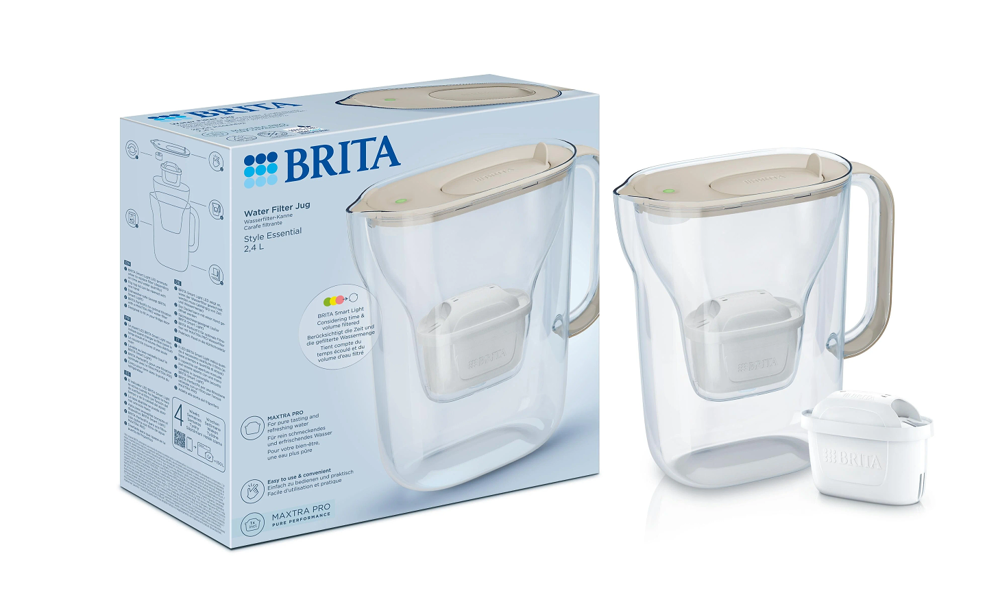 Фильтр-кувшин Brita Style Essential Mxpro песочный